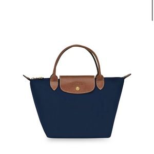 Longchamp Small Le Pilage Tote in Navy